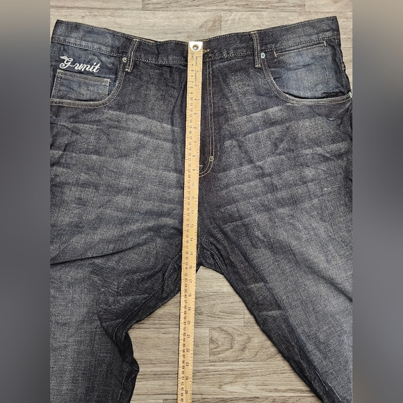 New Vintage Y2K G-Unit Spellout Blue Jeans 43X38 2006 Embroidered Baggy - Picture 11 of 16
